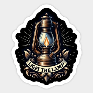 Light The Lamp Sticker